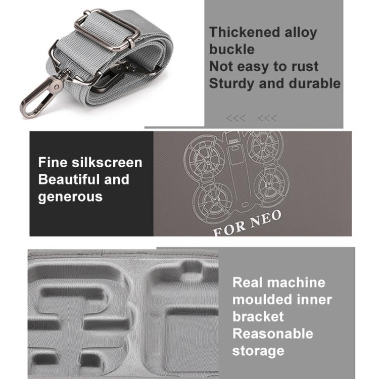 For DJI Neo BKANO NE - 010 PU Storage Bag Hard Case Shoulder Bag, NE - 010 - ORIWHIZBKANOCases & BagsDJI & Insta360 Accessories