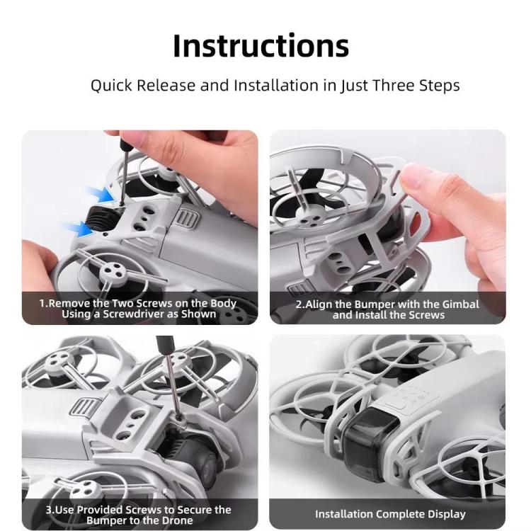 For DJI Neo BRDRC Bumper Gimbal Lens Crash Bar - ORIWHIZBRDRCDJI & Insta360 AccessoriesDJI Neo Accessories