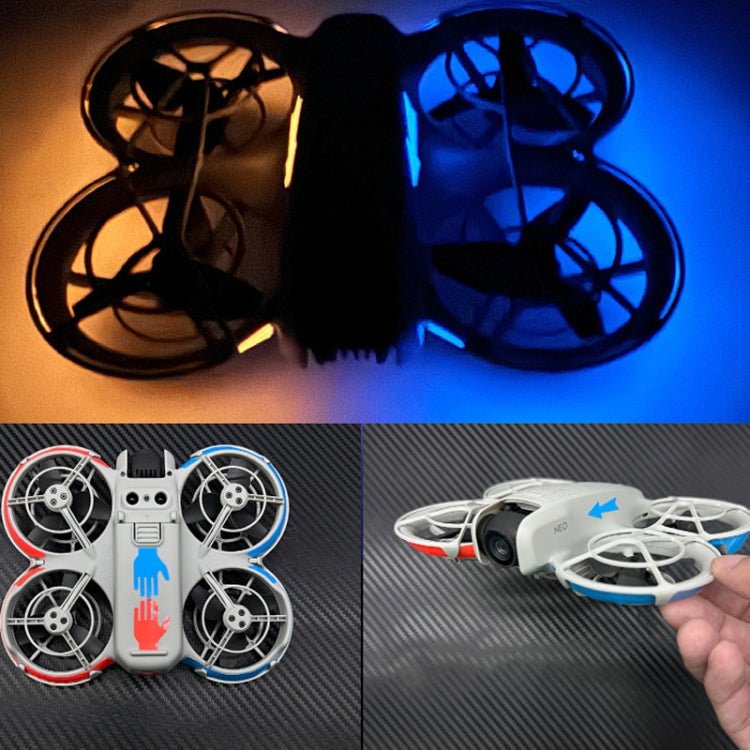 For DJI Neo CQT Dazzle Color Glow Stickers Waterproof Anti - fouling Luminous Drone Color Change Stickers, Body Stickers - ORIWHIZCQTDJI & Insta360 AccessoriesDJI Neo Accessories
