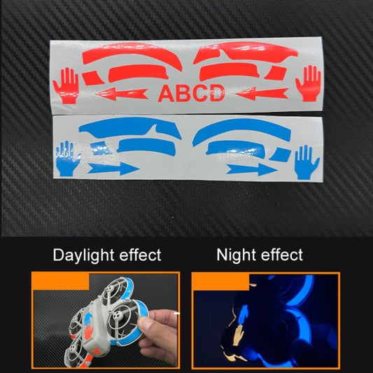 For DJI Neo CQT Dazzle Color Glow Stickers Waterproof Anti - fouling Luminous Drone Color Change Stickers, Body Stickers - ORIWHIZCQTDJI & Insta360 AccessoriesDJI Neo Accessories