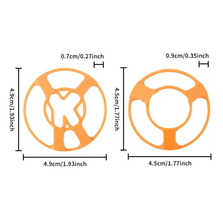 For DJI Neo CQT Drone Landing Scratch Protective Cover Prevent Finger Scratch Protective Cover Accessories, Upper Black, Upper Gray, Upper Orange, Lower Black, Lower Gray, Lower Orange - ORIWHIZCQTDJI & Insta360 AccessoriesDJI Neo Accessories