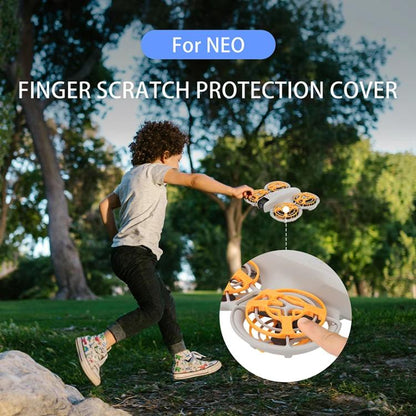 For DJI Neo CQT Drone Landing Scratch Protective Cover Prevent Finger Scratch Protective Cover Accessories, Upper Black, Upper Gray, Upper Orange, Lower Black, Lower Gray, Lower Orange - ORIWHIZCQTDJI & Insta360 AccessoriesDJI Neo Accessories
