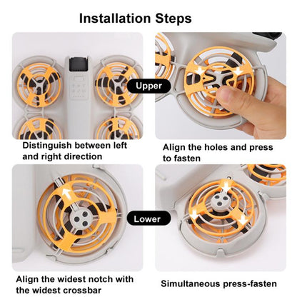 For DJI Neo CQT Drone Landing Scratch Protective Cover Prevent Finger Scratch Protective Cover Accessories, Upper Black, Upper Gray, Upper Orange, Lower Black, Lower Gray, Lower Orange - ORIWHIZCQTDJI & Insta360 AccessoriesDJI Neo Accessories