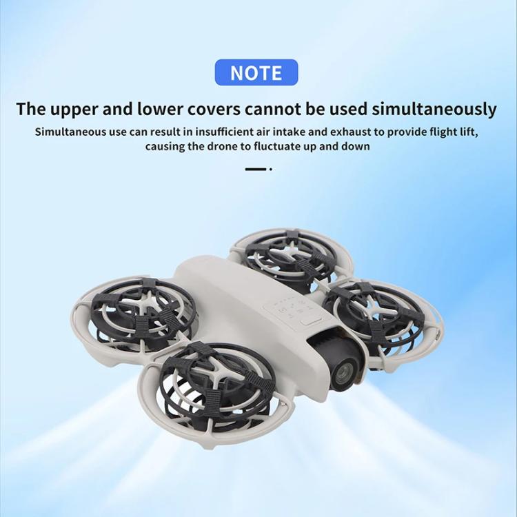 For DJI Neo CQT Drone Landing Scratch Protective Cover Prevent Finger Scratch Protective Cover Accessories, Upper Black, Upper Gray, Upper Orange, Lower Black, Lower Gray, Lower Orange - ORIWHIZCQTDJI & Insta360 AccessoriesDJI Neo Accessories