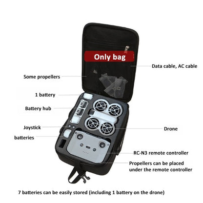 For DJI Neo Fly More Combo BKANO Storage Bag Portable Shoulder Bag With 2 Front Pockets, For DJI Neo - ORIWHIZBKANOCases & BagsDJI & Insta360 Accessories