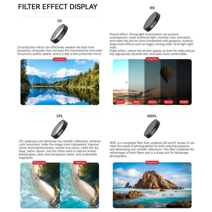 For DJI Neo JSR KB Series Drone Lens Filter, MCUV, CPL, ND8, ND16, ND32, ND64, ND8PL, ND16PL, ND32PL, ND64PL, NIGHT, STAR, Black Mist 1/4, Streak Drawing Blue, 3 in 1 CPL ND8/16, 4 in 1 CPL ND8 Brushed Black Mist, 4 in 1 ND8 - 64, 6 in 1 ND8 - 64 CPL STAR ... - ORIWHIZDJI & Insta360 AccessoriesDJI Neo AccessoriesJSR