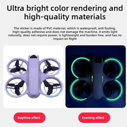 For DJI Neo Luminous Stickers Night Glow Cool Film - ORIWHIZDJI & Insta360 AccessoriesDJI Neo AccessoriesStickers