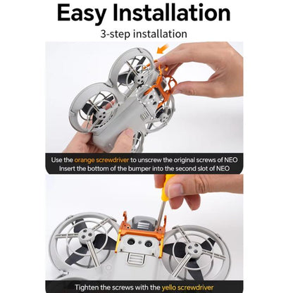 For DJI Neo RCSTQ Aluminum Alloy Crash Bar Convenient Quick Release Protective Stand - ORIWHIZDJI & Insta360 AccessoriesDJI Neo AccessoriesOther