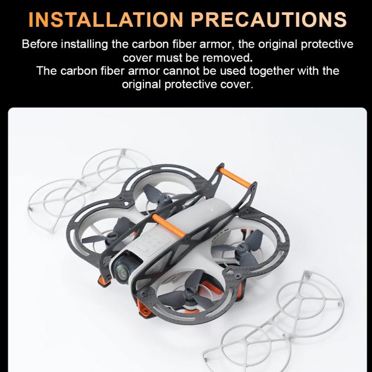 For DJI Neo RCSTQ Full Carbon Fiber Anti - collision Armor Crash Protection Bumper Guard - ORIWHIZDJI & Insta360 AccessoriesDJI Neo AccessoriesOther