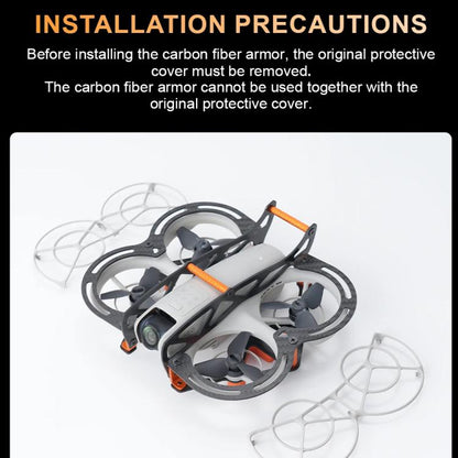 For DJI Neo RCSTQ Full Carbon Fiber Anti - collision Armor Crash Protection Bumper Guard - ORIWHIZDJI & Insta360 AccessoriesDJI Neo AccessoriesOther