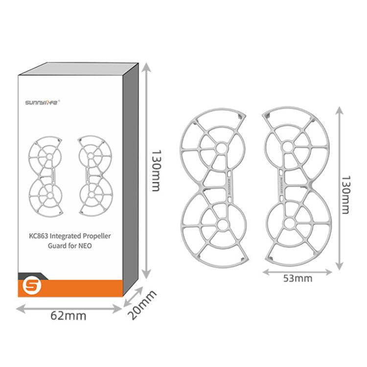 For DJI NEO Sunnylife NE - KC863 Paddle Blade Protective Cover Anti - Collision Ring - ORIWHIZDIY PropellerDJI & Insta360 AccessoriesDJI Neo Accessories