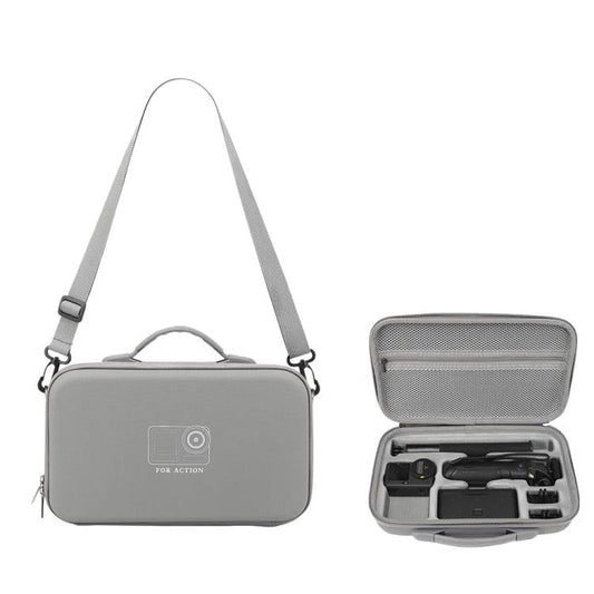 Estuche de transporte DJI Osmo Action 6 Adventure Combo, bolso de hombro portátil, asa para batería y varilla de extensión de 1.5 m, compatible con jaula - ORIWHIZ. Estuches y bolsas. Accesorios DJI e Insta360. Serie Osmo Action.