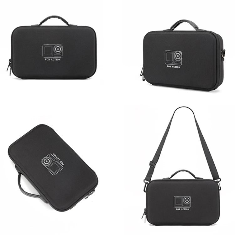For DJI Osmo Action 6 Adventure Combo Carrying Case Portable Shoulder Bag Battery Handle & 1.5m Extension Rod, Cage Compatible - ORIWHIZCase & BagsDJI & Insta360 AccessoriesOsmo Action Series