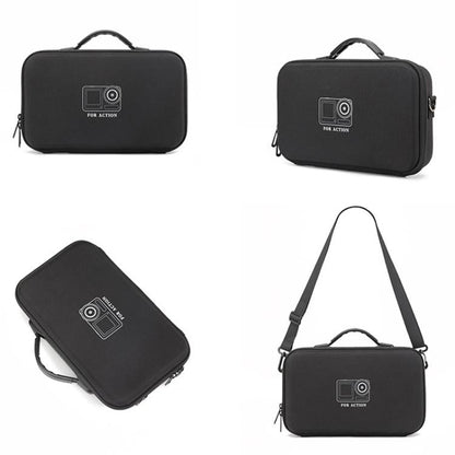 For DJI Osmo Action 6 Adventure Combo Carrying Case Portable Shoulder Bag Battery Handle & 1.5m Extension Rod, Cage Compatible - ORIWHIZCase & BagsDJI & Insta360 AccessoriesOsmo Action Series