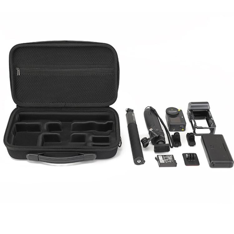 For DJI Osmo Action 6 Adventure Combo Carrying Case Portable Shoulder Bag Battery Handle & 1.5m Extension Rod, Cage Compatible - ORIWHIZCase & BagsDJI & Insta360 AccessoriesOsmo Action Series