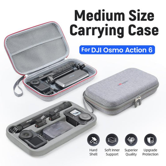 Estuche rígido mediano aMagisn con inserto de espuma extraíble para DJI Osmo Action 6, compatible con DJI Osmo Action 6 - ORIWHIZaMagisnCase & Bags y accesorios para DJI e Insta360.