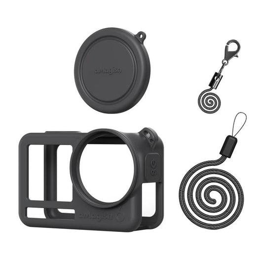 Funda de silicona aMagisn con tapa para lente, cubierta protectora antiarañazos - ORIWHIZaMagisnCase & Bags, accesorios para DJI e Insta360