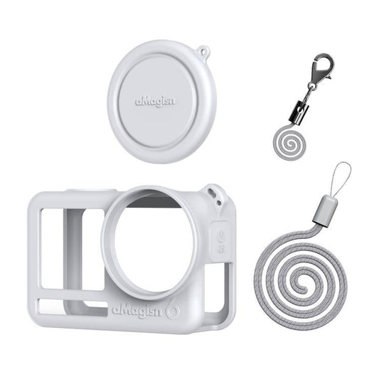 Funda de silicona aMagisn con tapa para lente, cubierta protectora antiarañazos - ORIWHIZaMagisnCase & Bags, accesorios para DJI e Insta360