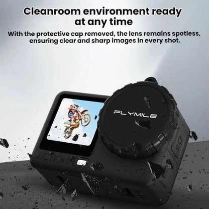 For DJI Osmo Action 6 Flymile Dustproof Protective Silicone Lens Cap - ORIWHIZCase & BagsDJI & Insta360 AccessoriesFlymile