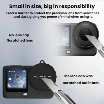 For DJI Osmo Action 6 Flymile Dustproof Protective Silicone Lens Cap - ORIWHIZCase & BagsDJI & Insta360 AccessoriesFlymile