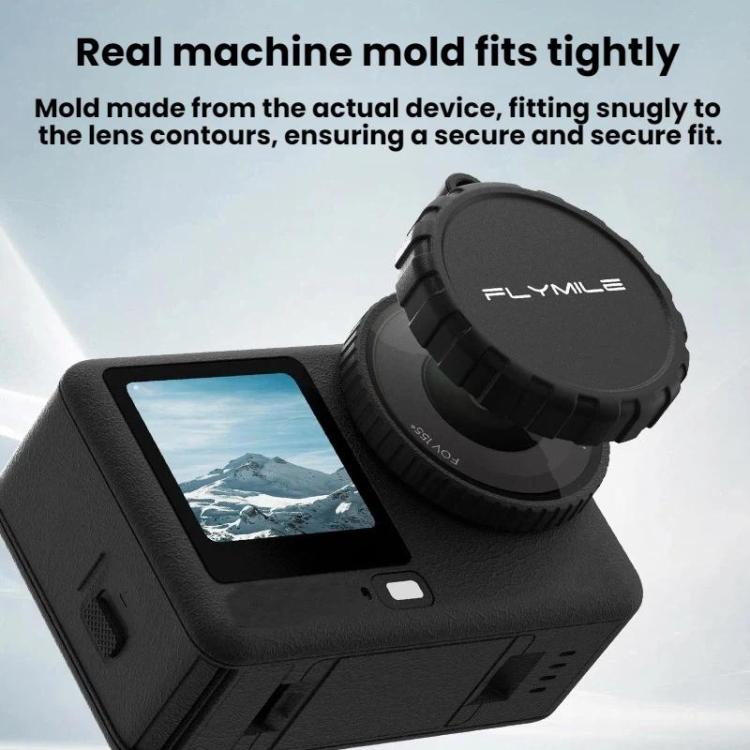 For DJI Osmo Action 6 Flymile Dustproof Protective Silicone Lens Cap - ORIWHIZCase & BagsDJI & Insta360 AccessoriesFlymile