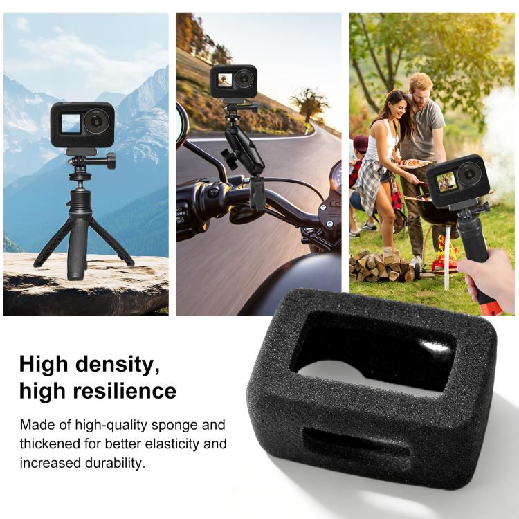 For DJI Osmo Action 6 PULUZ High Density Foam Windshield, For DJI Osmo Action 6 - ORIWHIZCase & BagsDJI & Insta360 AccessoriesOsmo Action Series
