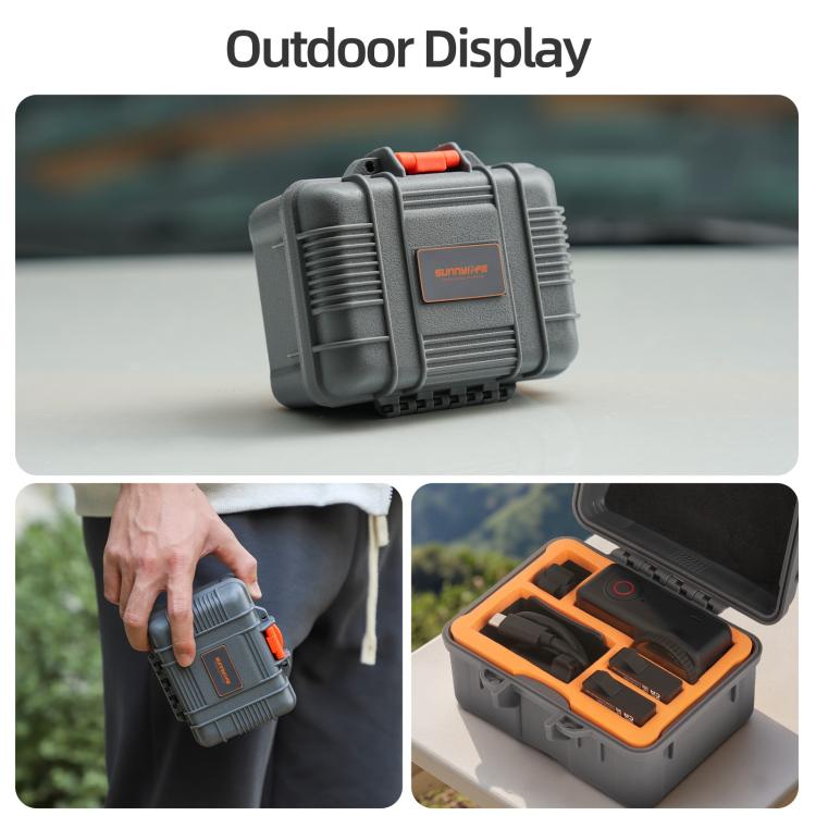 For DJI Osmo Action 6 Sunnylife Mini Travel Box Waterproof Carrying Box Shock - proof Hard Shell, For DJI Osmo Action 6 - ORIWHIZCase & BagsDJI & Insta360 AccessoriesOsmo Action Series