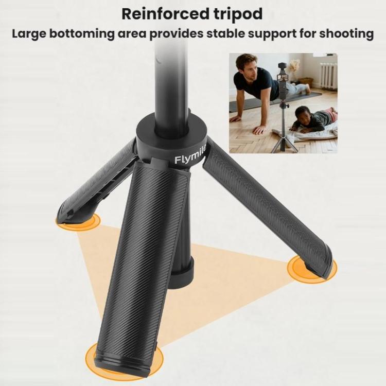For DJI Osmo Pocket 3 / Action 5 Pro Flymile Extended Selfie Stick Tripod - ORIWHIZDJI & Insta360 AccessoriesExtendable PoleFlymile