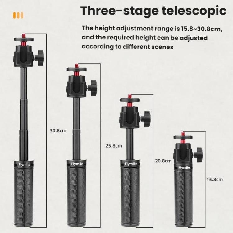 For DJI Osmo Pocket 3 / Action 5 Pro Flymile Extended Selfie Stick Tripod - ORIWHIZDJI & Insta360 AccessoriesExtendable PoleFlymile