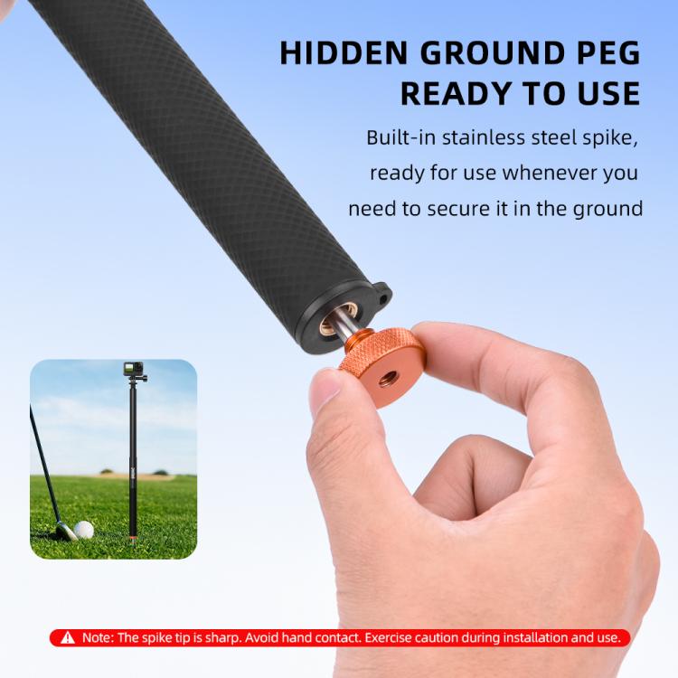 For DJI Osmo Pocket 3 / Action 6 / Insta360 X5 BRDRC Telescopic Extension Pole Selfie Stick - ORIWHIZBRDRCDJI & Insta360 AccessoriesMount & Holder