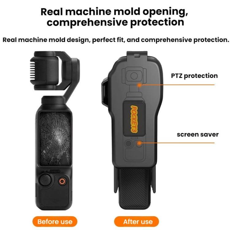 For DJI OSMO POCKET 3 BRDRC Body Screen Lens Protective Cover - ORIWHIZBRDRCCase & BagsDJI & Insta360 Accessories