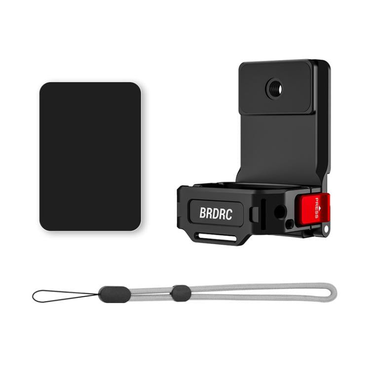 For DJI OSMO POCKET 3 BRDRC Magnetic Mount Expandable Back Clip Adapter, Magnetic Base Black - ORIWHIZBRDRCDJI & Insta360 AccessoriesMount & Holder
