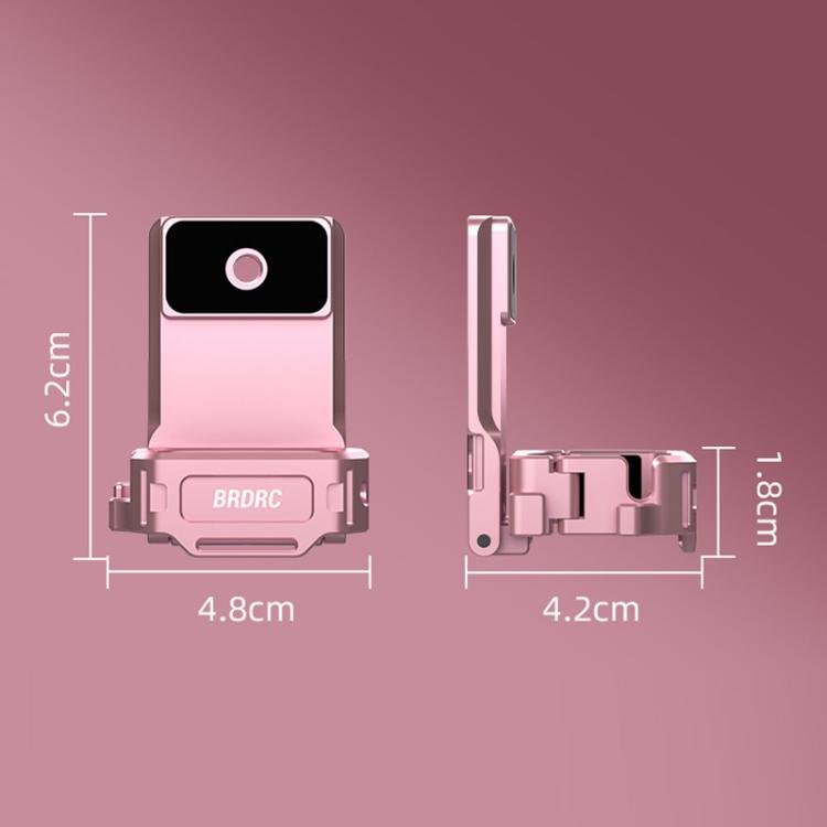 For DJI Osmo Pocket 3 BRDRC Magnetic Mount Expandable Back Clip Adapter - ORIWHIZBRDRCDJI & Insta360 AccessoriesMount & Holder