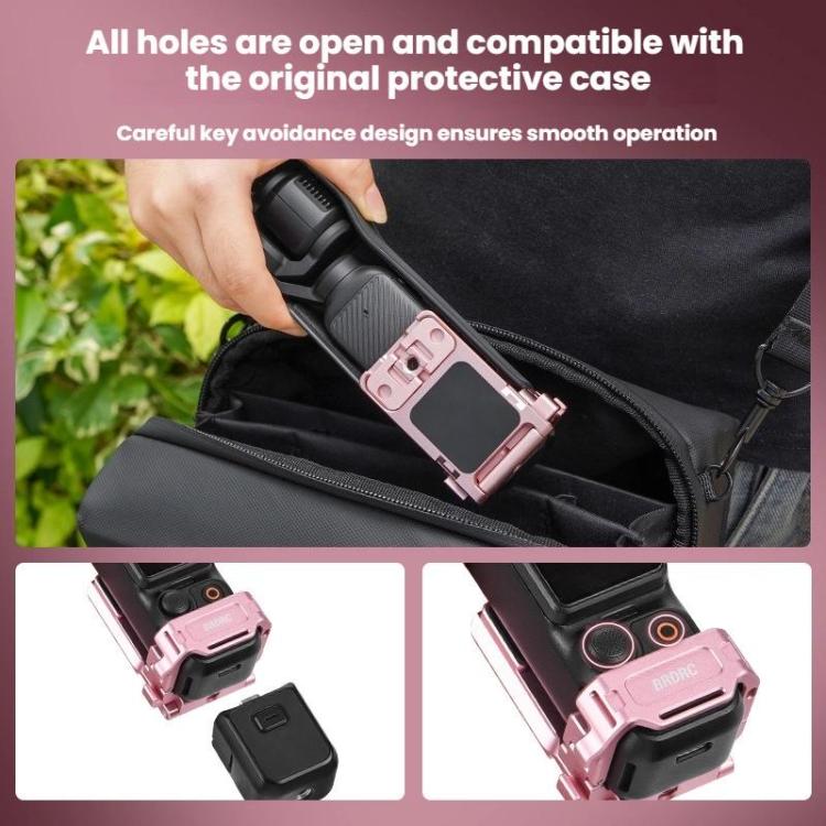 For DJI Osmo Pocket 3 BRDRC Magnetic Mount Expandable Back Clip Adapter - ORIWHIZBRDRCDJI & Insta360 AccessoriesMount & Holder