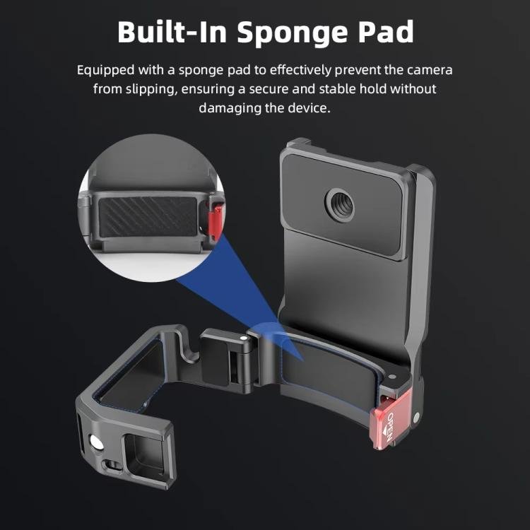 For DJI OSMO Pocket 3 BRDRC PO3005 Multi - functional Magnetic Base Expansion Back Clip Holder Adapter Bezel Accessory, For DJI OSMO Pocket 3 Tarnish - ORIWHIZBRDRCDJI & Insta360 AccessoriesMount & Holder