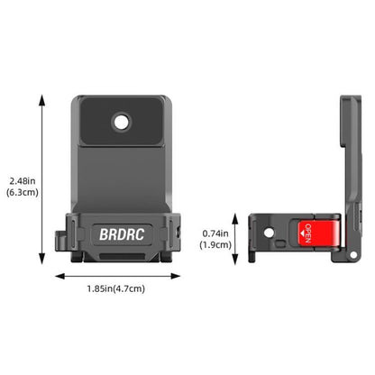 For DJI OSMO Pocket 3 BRDRC PO3005 Multi - functional Magnetic Base Expansion Back Clip Holder Adapter Bezel Accessory, For DJI OSMO Pocket 3 Tarnish - ORIWHIZBRDRCDJI & Insta360 AccessoriesMount & Holder