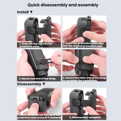 For DJI Osmo Pocket 3 BRDRC Screen Cover Shockproof Protective Case - ORIWHIZBRDRCCase & BagsDJI & Insta360 Accessories