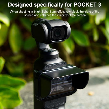 For DJI Osmo Pocket 3 BRDRC Sunshade Hood Screen Shade - ORIWHIZBRDRCDJI & Insta360 AccessoriesOsmo Pocket Accessories