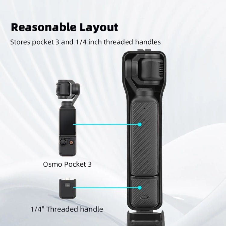 For DJI OSMO POCKET 3 BRDRC Waterproof Storage Box Protective Shell With Lanyard, BRDRC - ORIWHIZBRDRCCase & BagsDJI & Insta360 Accessories