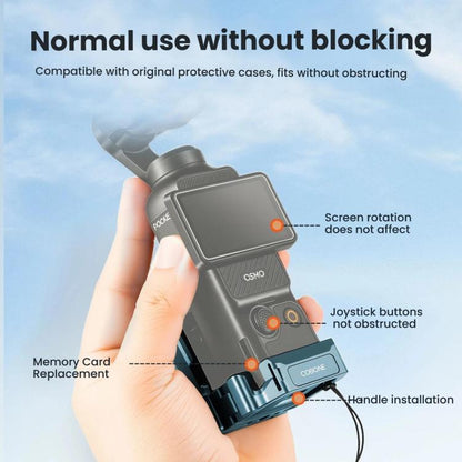 For DJI Osmo Pocket 3 COBONE Magnetic Extension Mount Quick - Release Adapter With 1/4 - Inch Screw Hole & Cold Shoe, CPK - 2 - ORIWHIZDJI & Insta360 AccessoriesMount & HolderOsmo Pocket Accessories