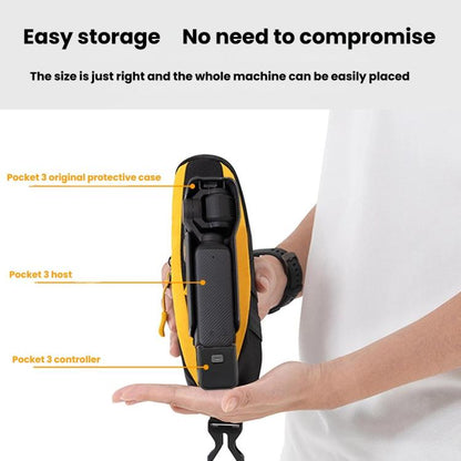 For DJI Osmo Pocket 3 Cwatcun D225 Small Organizer Bag Protective Multifunctional Sports Camera Bag, D225 - ORIWHIZCase & BagsCwatcunDJI & Insta360 Accessories