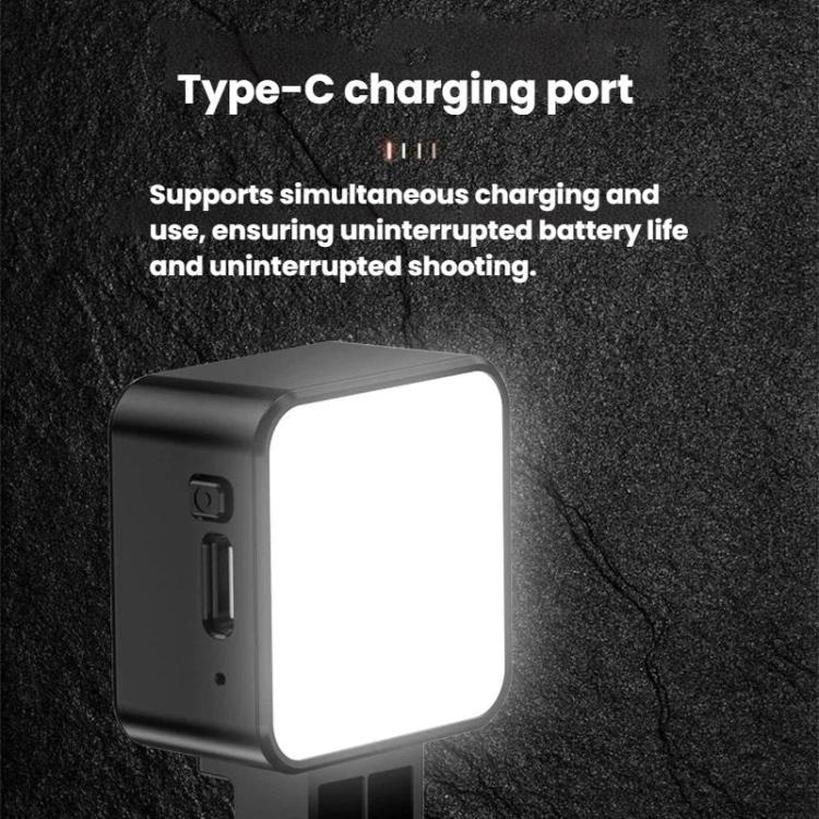 For DJI Osmo Pocket 3 Desiontal PM - 06 Quick - Release Magnetic Fill Light Portable Light For Action Cameras, PM - 06 - ORIWHIZDesiontalDJI & Insta360 AccessoriesOsmo Pocket Accessories