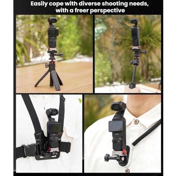 For DJI Osmo Pocket 3 Flymile Dual - Port 1/4" Thread Magnetic Quick - Release Charging Adapter - ORIWHIZDJI & Insta360 AccessoriesFlymileMount & Holder