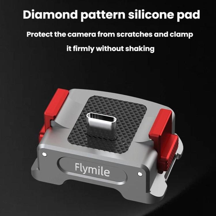For DJI Osmo Pocket 3 Flymile Dual - Port 1/4" Thread Magnetic Quick - Release Charging Adapter - ORIWHIZDJI & Insta360 AccessoriesFlymileMount & Holder