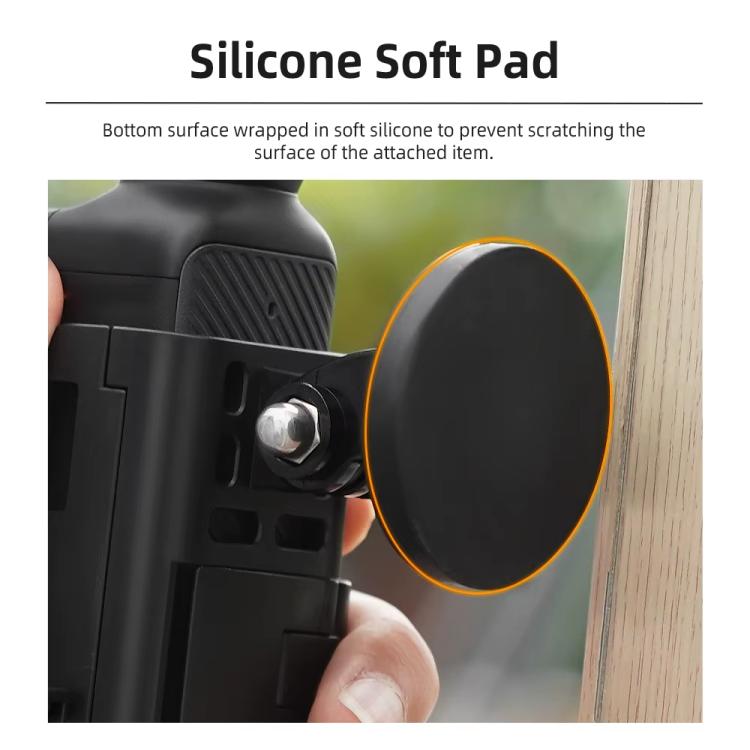 For DJI Osmo Pocket 3 Flymile Magnetic Bracket Fixed Base Back Clip Adapter Bezel Accessories, 4pcs /Set, 6pcs /Set - ORIWHIZDJI & Insta360 AccessoriesFlymileMount & Holder