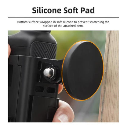 For DJI Osmo Pocket 3 Flymile Magnetic Bracket Fixed Base Back Clip Adapter Bezel Accessories, 4pcs /Set, 6pcs /Set - ORIWHIZDJI & Insta360 AccessoriesFlymileMount & Holder