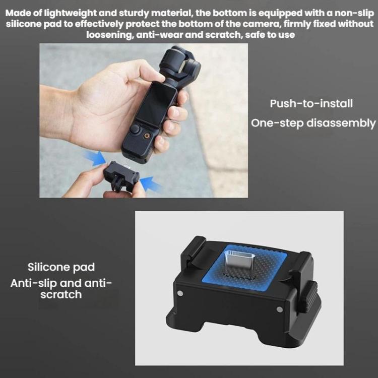 For DJI Osmo Pocket 3 Flymile Magnetic Quick - Release Charging Adapter Base - ORIWHIZDJI & Insta360 AccessoriesFlymileMount & Holder