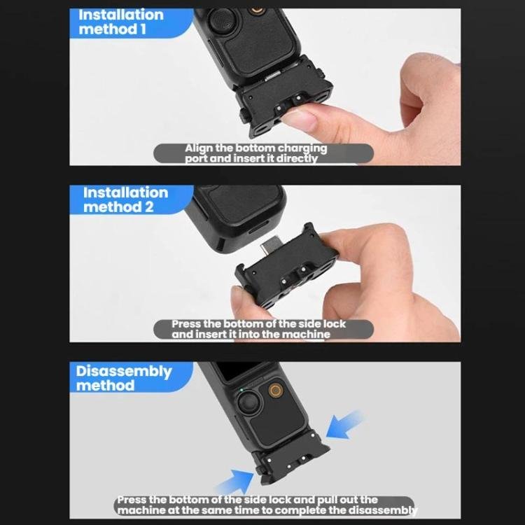 For DJI Osmo Pocket 3 Flymile Magnetic Quick - Release Charging Adapter Base - ORIWHIZDJI & Insta360 AccessoriesFlymileMount & Holder
