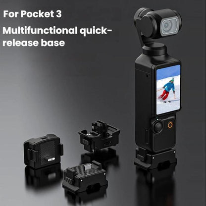 For DJI Osmo Pocket 3 Flymile Magnetic Quick - Release Charging Adapter Base - ORIWHIZDJI & Insta360 AccessoriesFlymileMount & Holder