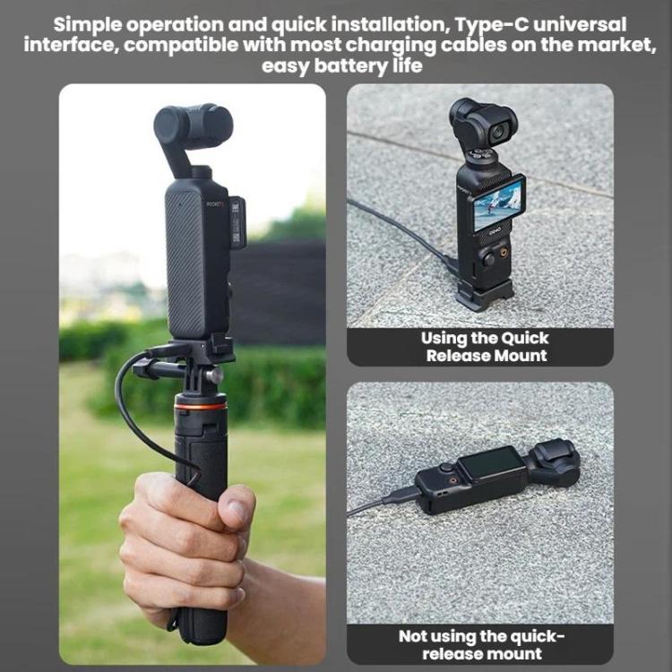 For DJI Osmo Pocket 3 Flymile Magnetic Quick - Release Charging Adapter Base - ORIWHIZDJI & Insta360 AccessoriesFlymileMount & Holder